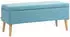 HomCom Sitzbank 110x39x45cm blau