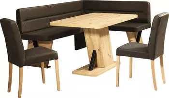 Home Affaire Eckbankgruppe Laros 4tlg dunkelbraun