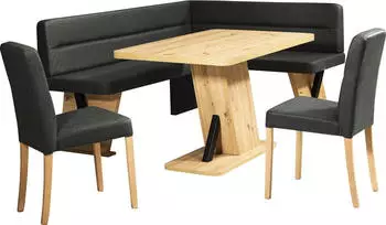 Home Affaire Eckbankgruppe Laros 4tlg anthrazit