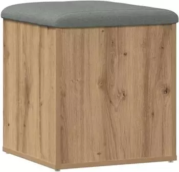 vidaXL Aufbewahrungsbank Handwerker-Eiche 42x42x45cm Spanplatte (857614)