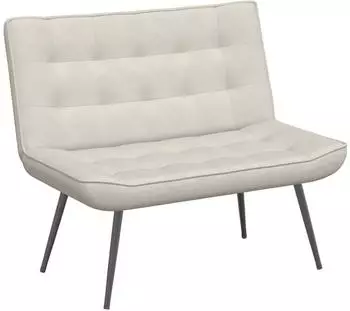 vidaXL Sitzbank Creme Samt 110x74x84cm (4012345)
