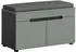 xonox.home Canu Sitzbank mit Sitzkissen, Smoke Green / Basaltgrau, 80x45x37cm (X4CP1632)