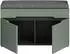 xonox.home Canu Sitzbank mit Sitzkissen, Smoke Green / Basaltgrau, 80x45x37cm (X4CP1632)