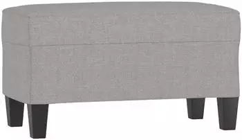 vidaXL Sitzbank Hellgrau Stoff 70x35x41cm (349431)
