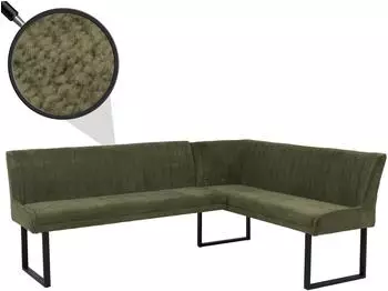 MCW Eckbank O82 Chenille &Ouml;ko-Tex 210x159cm, gr&uuml;n (99953)