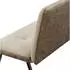 HTI-Living Joschka Polsterbank 2-Sitzer, Antikbraun/Taupe