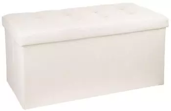 Atmosphera Lysandre Sitzhocker faltbar, beige (ATM-140091A)