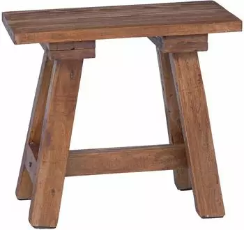 vidaXL Bank Natur Massivholz Mahagoni 50,5x25x47,5cm