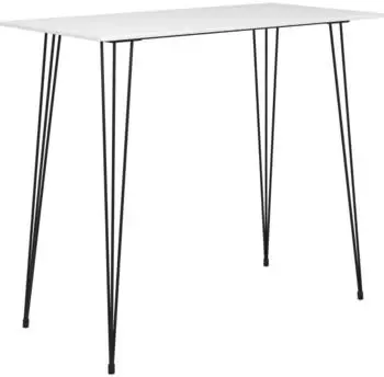 vidaXL 5-tlg. Bar-Set Wei&szlig;/Grau (3057405)