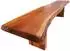 Massivmoebel24 Freeform Baumbank Akazie Massivholz 155x38x45cm walnuss lackiert (09-125-814-0106)