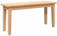 vidaXL Bank 90 cm Massivholz Gummibaum