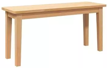 vidaXL Bank 90cm Massivholz Kautschukbaum (4102595)