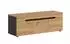 xonox.home Canu Sitzbank 120x43x37cm Basalt grau / Artisan Eiche, 3 Türen (X4CE1637)