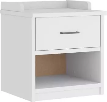vidaXL SANDNES Flurbank Wei&szlig; 45x40x50cm Massivholz Kiefer (4010447)