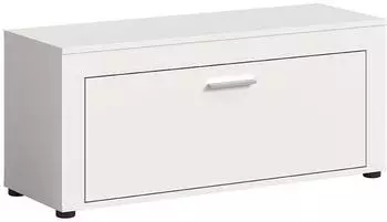 xonox.home JAM Sitzbank mit Klappt&uuml;r, wei&szlig;, 100x44x35cm
