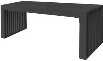 Home Deluxe LORA Sitzbank Kiefernholz, Schwarz, 110x42x40cm (LORA)