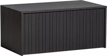 Woood New Gravure Bunkbench Truhenbank Schwarz 88cm (26754656-0)
