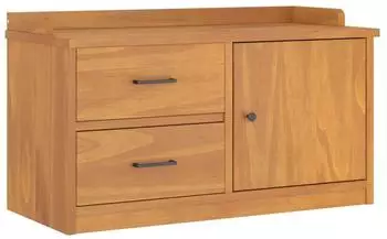 vidaXL Sandnes Flurbank 87x40x50cm Massivholz Kiefer (4010463)