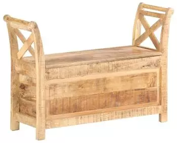vidaXL Flurbank Massivholz Mango 103x33x72cm (285904)