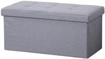 Kesper Faltbare Sitzbank mit Stauraum, Polyester, 76x38x38cm (15952)
