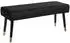Atmosphera Salome Samtbank 100x35cm, Schwarz (Salome)