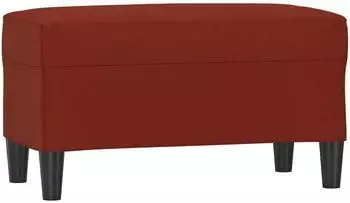 vidaXL Sitzbank Kunstleder Weinrot 70x35x41cm (349395)