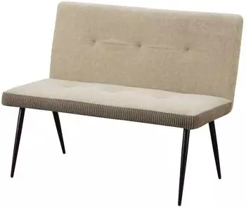 HTI-Living Joschka Polsterbank 2-Sitzer, Taupe (2222193)