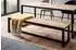 Wohnling Esszimmerbank Akazien-Massivholz & Metall, 120x40x45cm, Loft-Style (WL7.064)