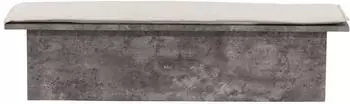 Venture Home Kellogg Sitzbank grau, 160cm (60-19999-120)
