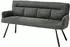 Stolkom Sofia Polsterbank grau, Polyester, 180x93x69cm (64217160-0)