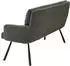 Stolkom Sofia Polsterbank grau, Polyester, 180x93x69cm (64217160-0)