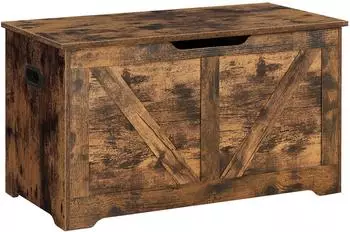 Songmics Sitzbank mit Stauraum, Vintage, 80x40x46cm (BSL062T)