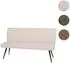 MCW Sitzbank K16 Bouclé-Stoff mit Rückenlehne, 160cm, creme-beige (MCW-K16)