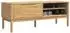 vidaXL FLORO Flurbank Massivholz Kiefer, wachsbraun, 115x40x45cm (42011243)