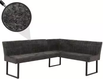 MCW Eckbank O82 Chenille &Ouml;ko-Tex 210x159cm, dunkelgrau (MCW-O82)