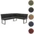 MCW Eckbank O82 Chenille Öko-Tex 210x159cm, dunkelgrau (MCW-O82)