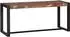 vidaXL Flurbank mit Stauraum, Mangoholz massiv, mehrfarbig, 100x35x45cm