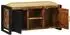 vidaXL Bankschrank mehrfarbig 100x35x50cm Massivholz recycelt (4013618)