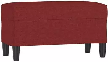 vidaXL Sitzbank Stoff weinrot 70x35x41cm (349389)