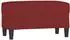 vidaXL Sitzbank Stoff weinrot 70x35x41cm (349389)