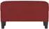 vidaXL Sitzbank Stoff weinrot 70x35x41cm (349389)