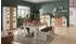 Livin Sitzbank Matera 130x49x40cm, Eiche Altholz Dekor, mit Klemmkissen