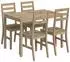 vidaXL 5-tlg. Essgruppe Massivholz Akazie (3106441)