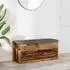 vidaXL Sitzbank mit Stauraum Altholz-Optik 102x42x45cm Holzwerkstoff (857619)