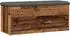 vidaXL Sitzbank mit Stauraum Altholz-Optik 102x42x45cm Holzwerkstoff (857619)