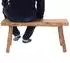 Xtradefactory Malu 93 Sitzbank Teakholz, natur, 93x44cm
