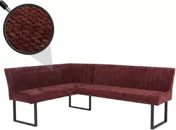MCW Eckbank O82 Chenille &Ouml;ko-Tex 159x210cm, rot (MCW-O82)