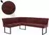 MCW Eckbank O82 Chenille Öko-Tex 159x210cm, rot (MCW-O82)