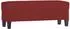 vidaXL Sitzbank Stoff weinrot 100x35x41cm (349457)