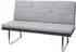 MCW G54 Sitzbank Stoff/Kunstleder, Edelstahl gebürstet, grau, 160cm